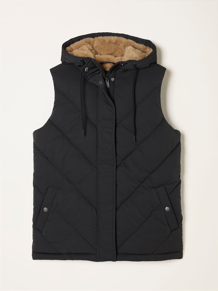 fat face Gem Black Gilet
