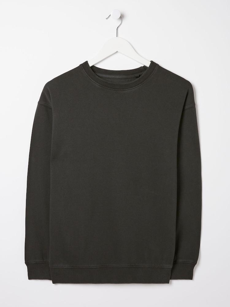 fat face Georgia Black Crew Sweatshirt