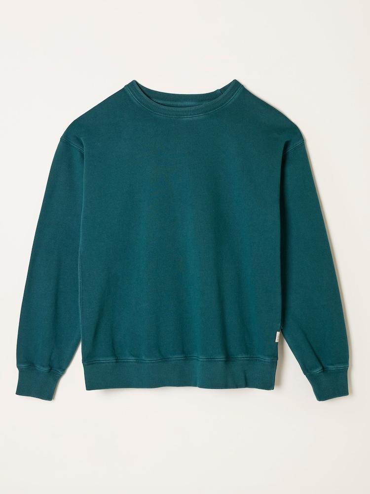 fat face Georgia Dark Teal Blue Crew Sweatshirt