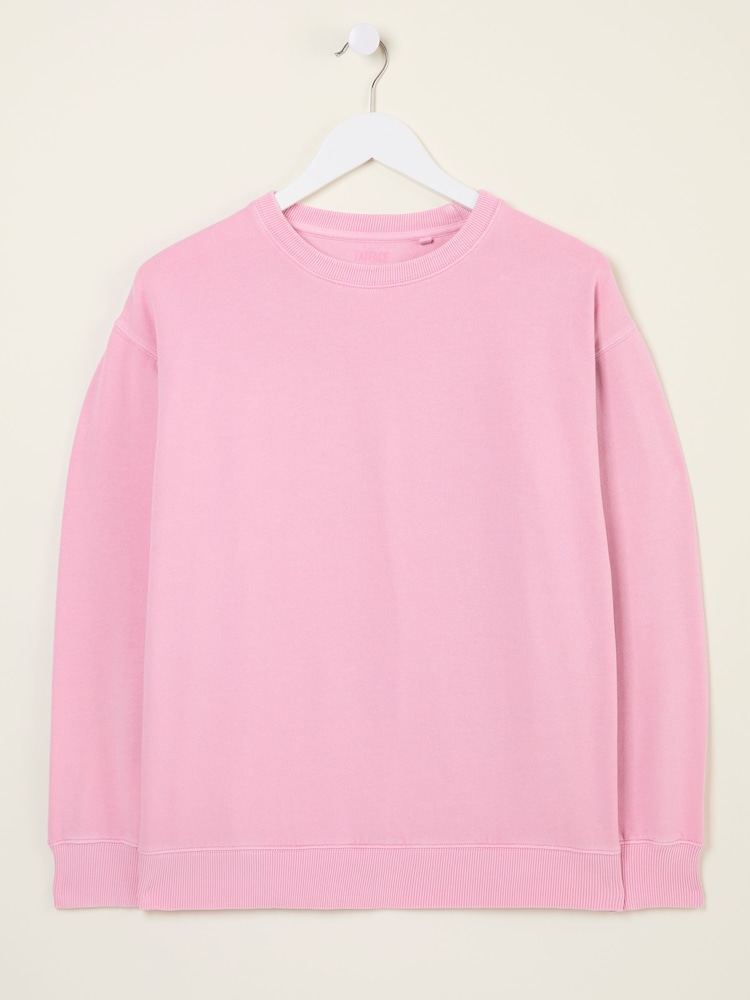 fat face Georgia Light Pink Crew Sweatshirt