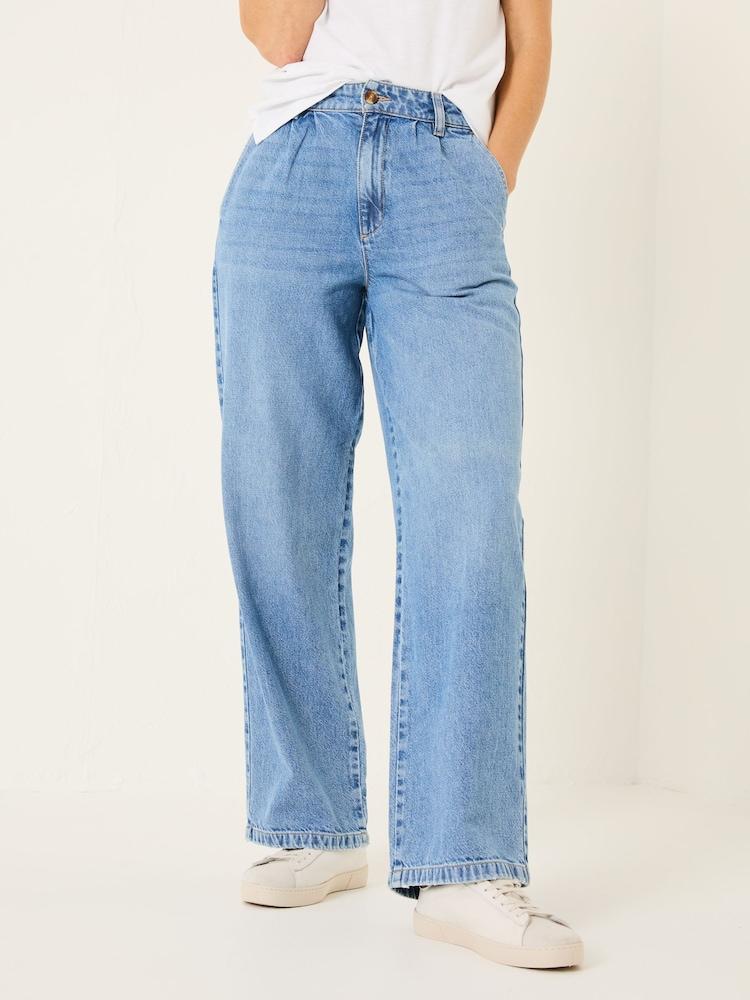 Fat Face Ginger Denim Vintage Wide Leg Jeans