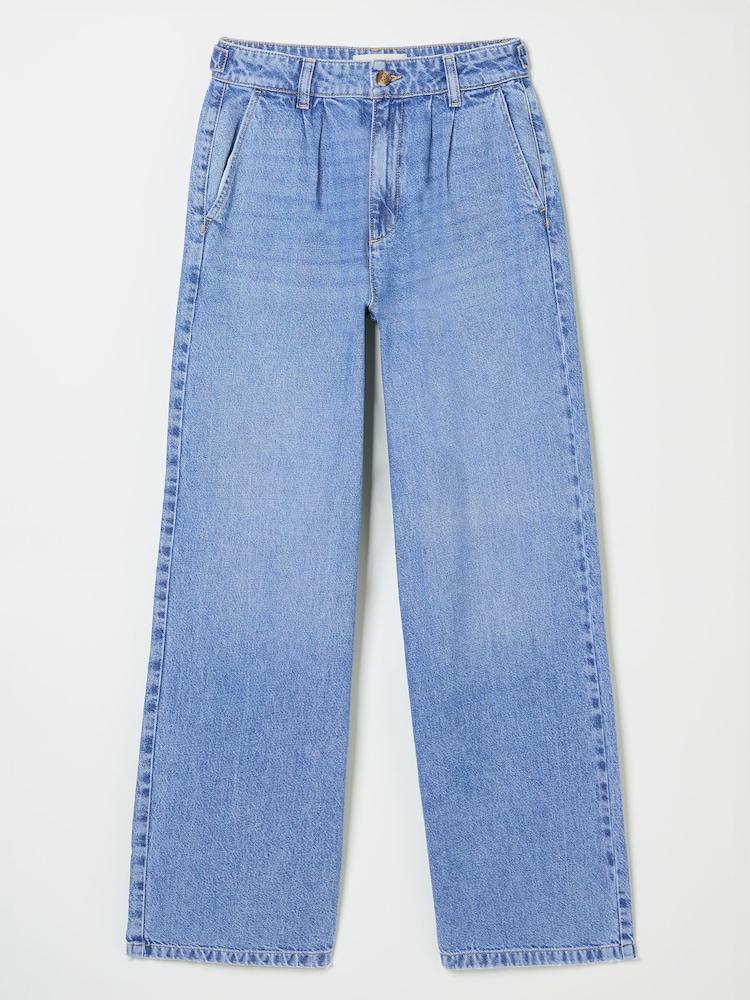 fat face Ginger Denim Vintage Wide Leg Jeans