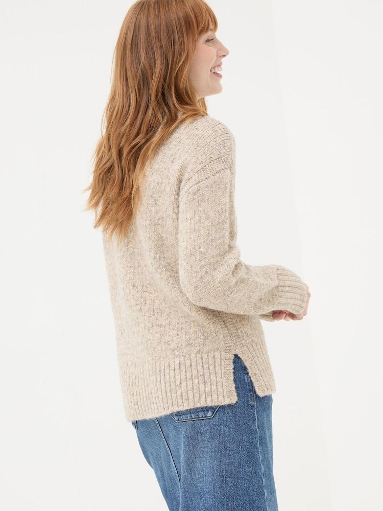 Fat Face Gold Etta Sparkle Jumper
