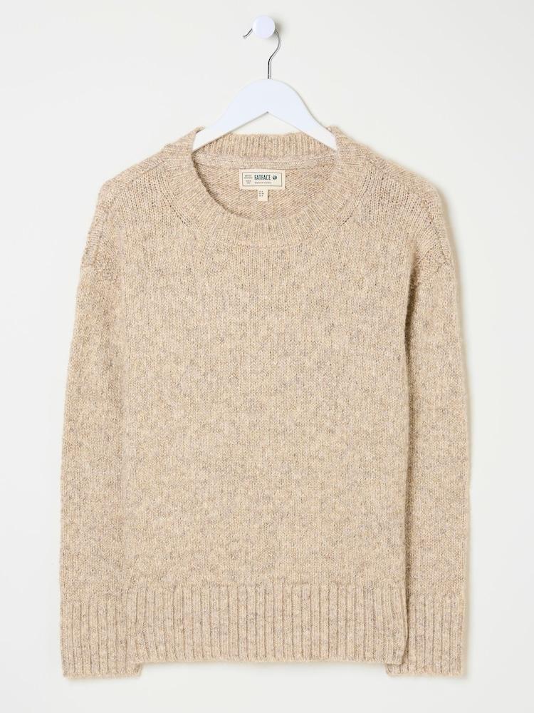 fat face Gold Etta Sparkle Jumper