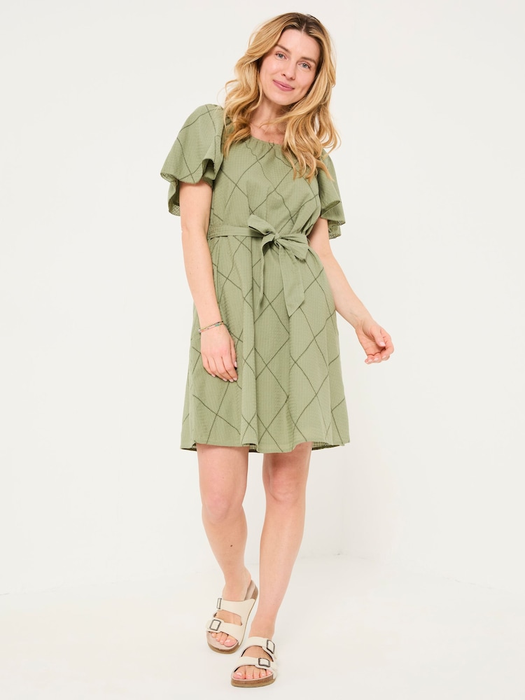 Fat Face Green Beeble Benny Dress