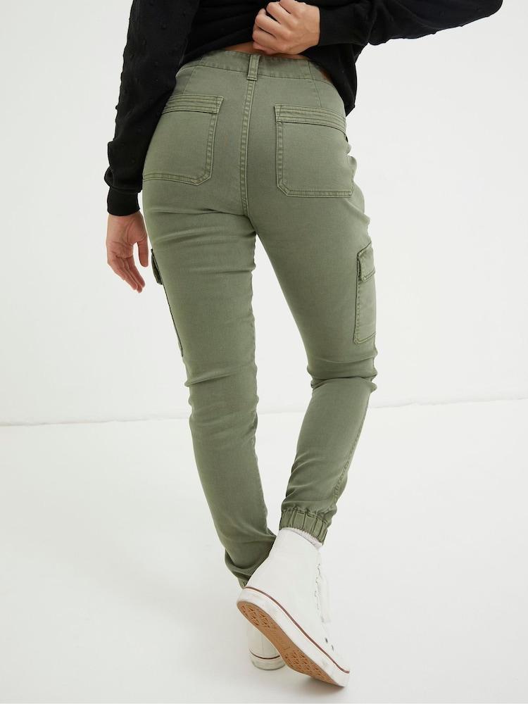 Fat Face Green Cargo Trousers