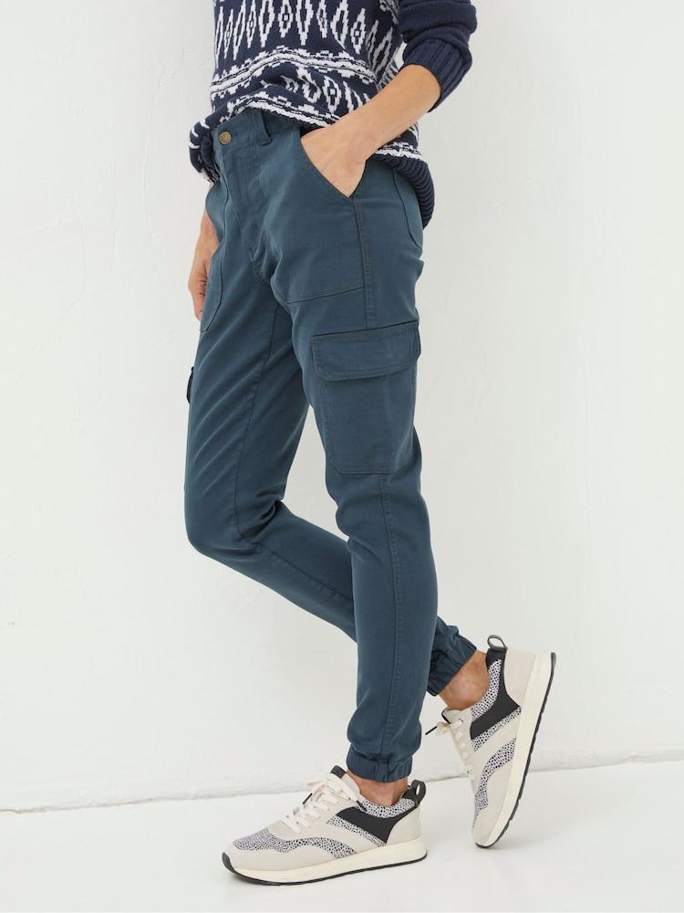 Fat Face Green Cargo Trousers