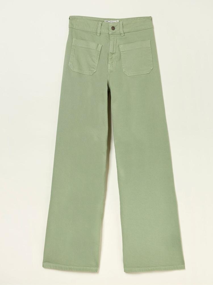 fat face Green Cassie Marine Straight Jeans