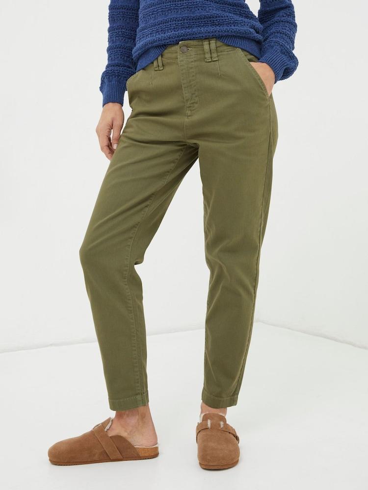 Fat Face Green Chino Trousers