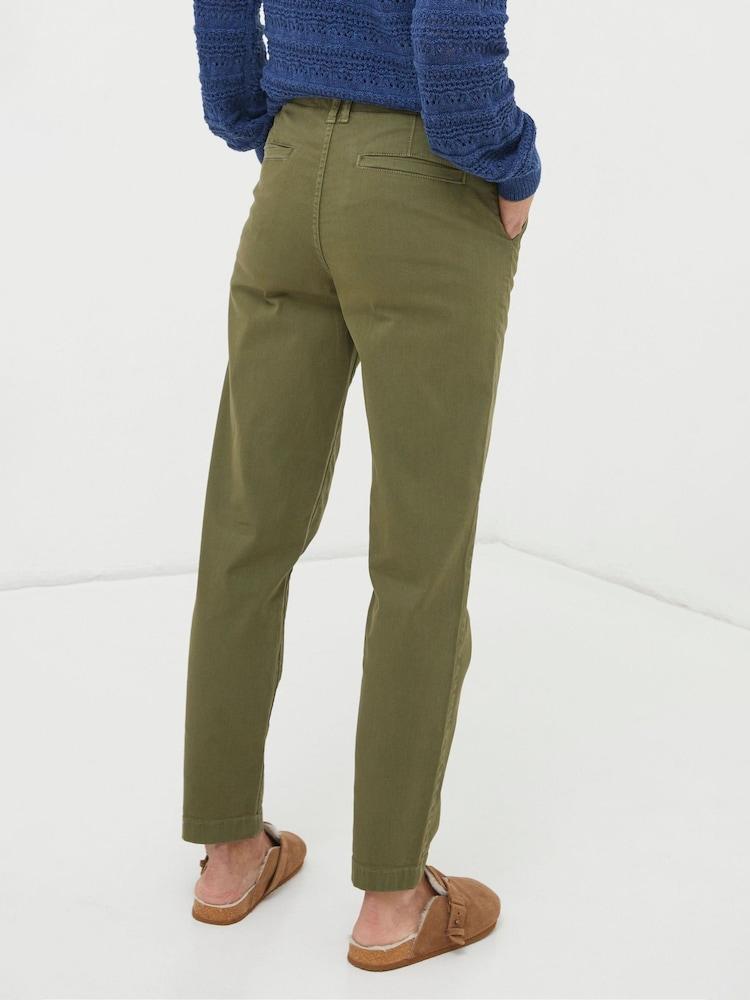 Fat Face Green Chino Trousers