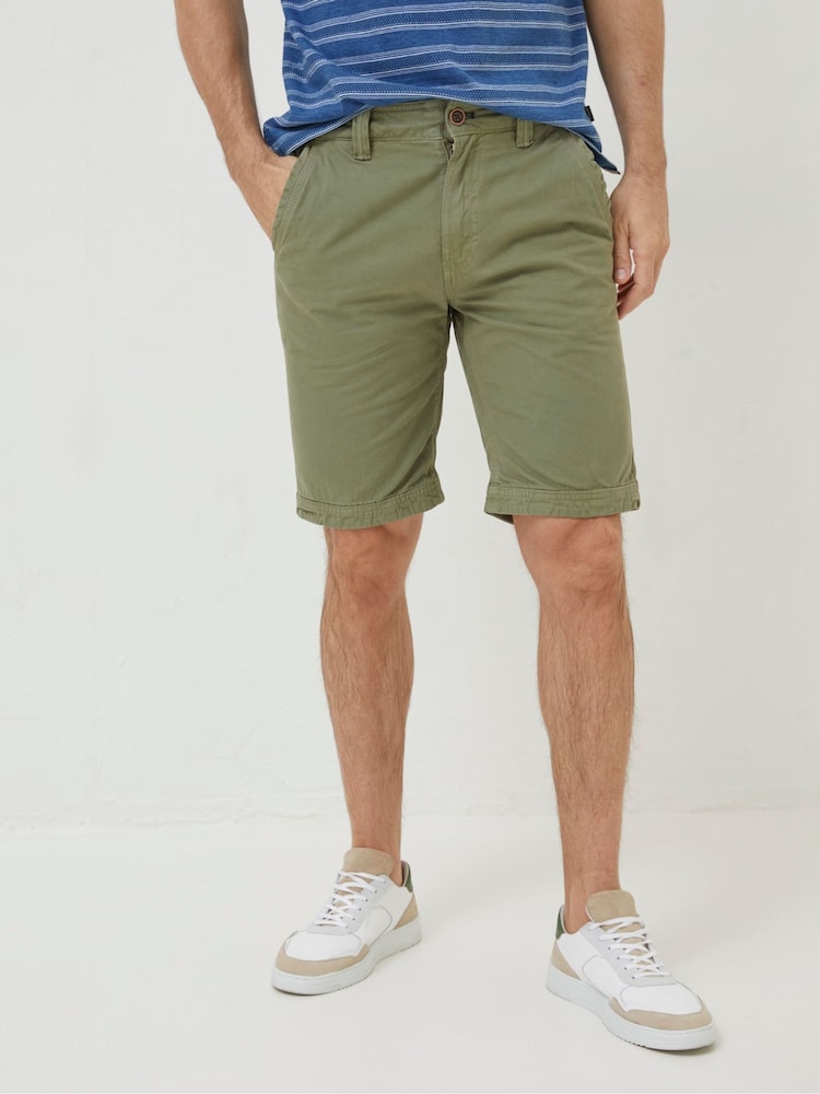 Fat Face Green Cove Flat Front Shorts