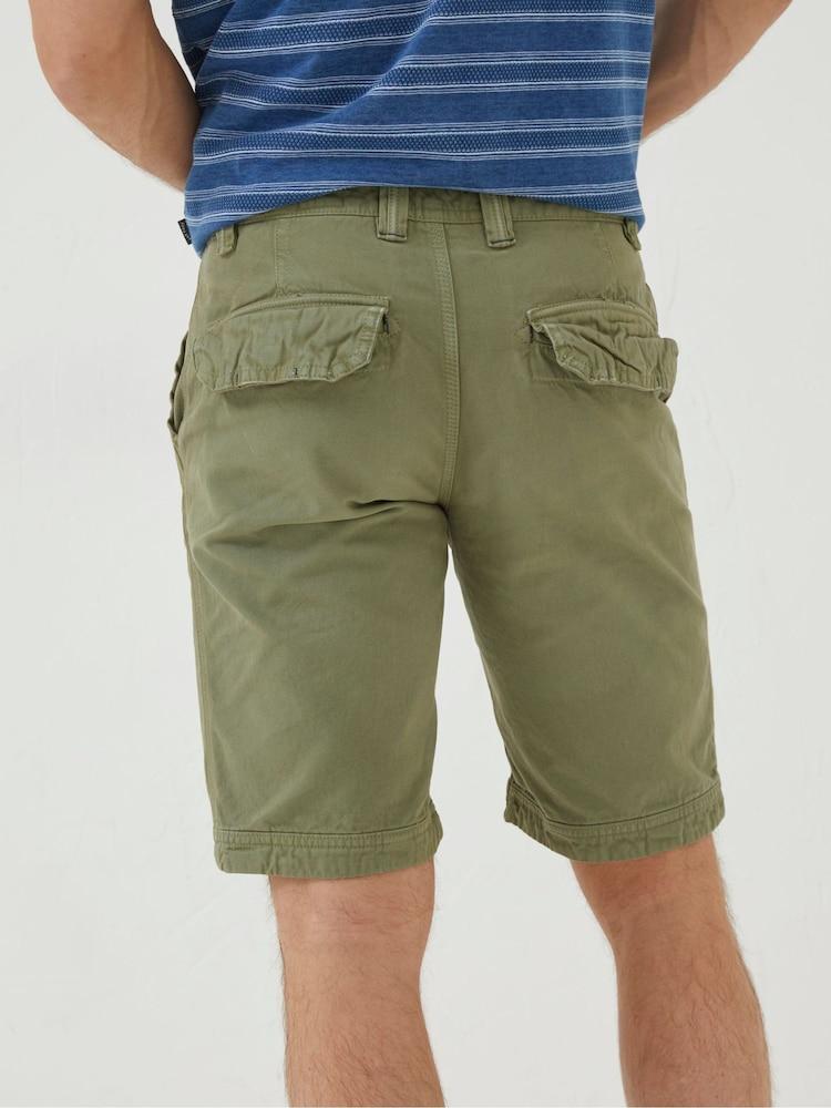 Fat Face Green Cove Flat Front Shorts