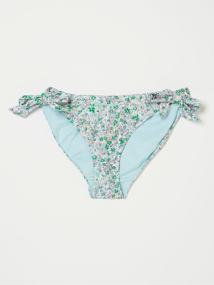 fat face Green Daisy Field Bikini Bottoms