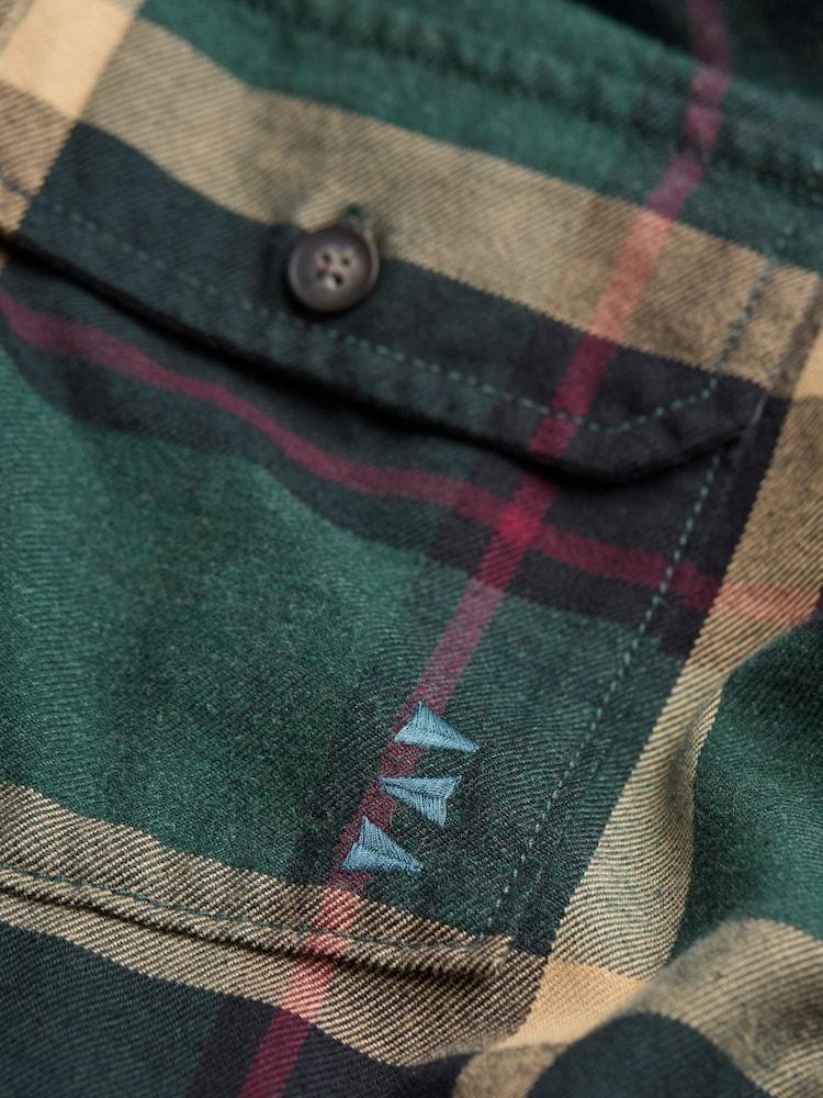 fat face Green Dark Skies Check 100% Cotton Shirt