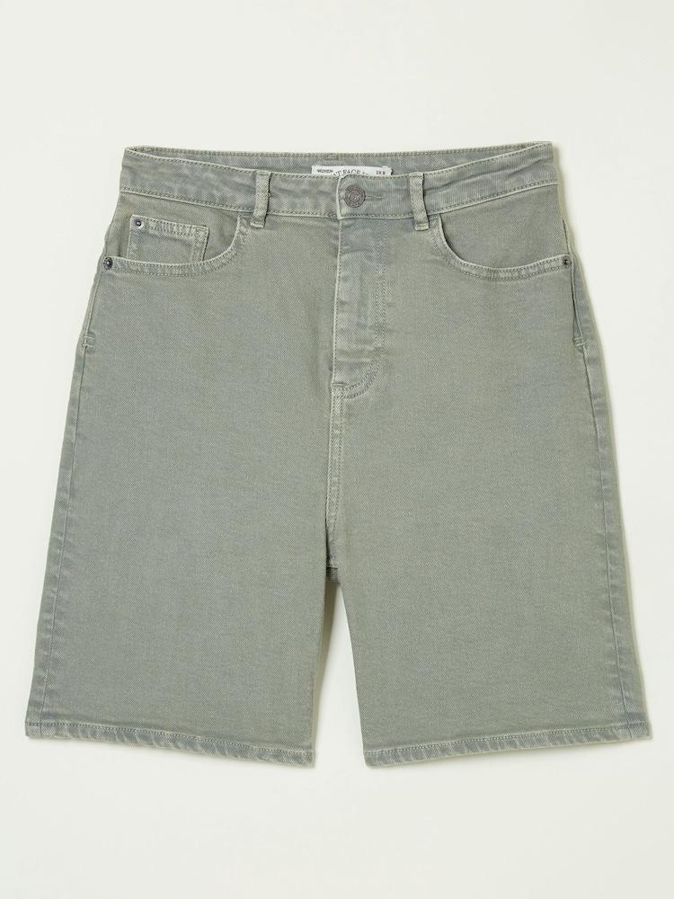 fat face Green Darley Denim Shorts