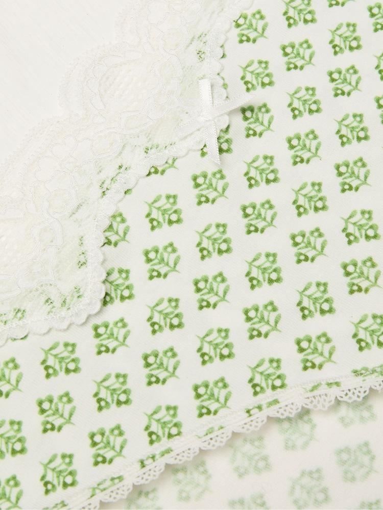 Fat Face Green DITSY PRINT KNICKERS