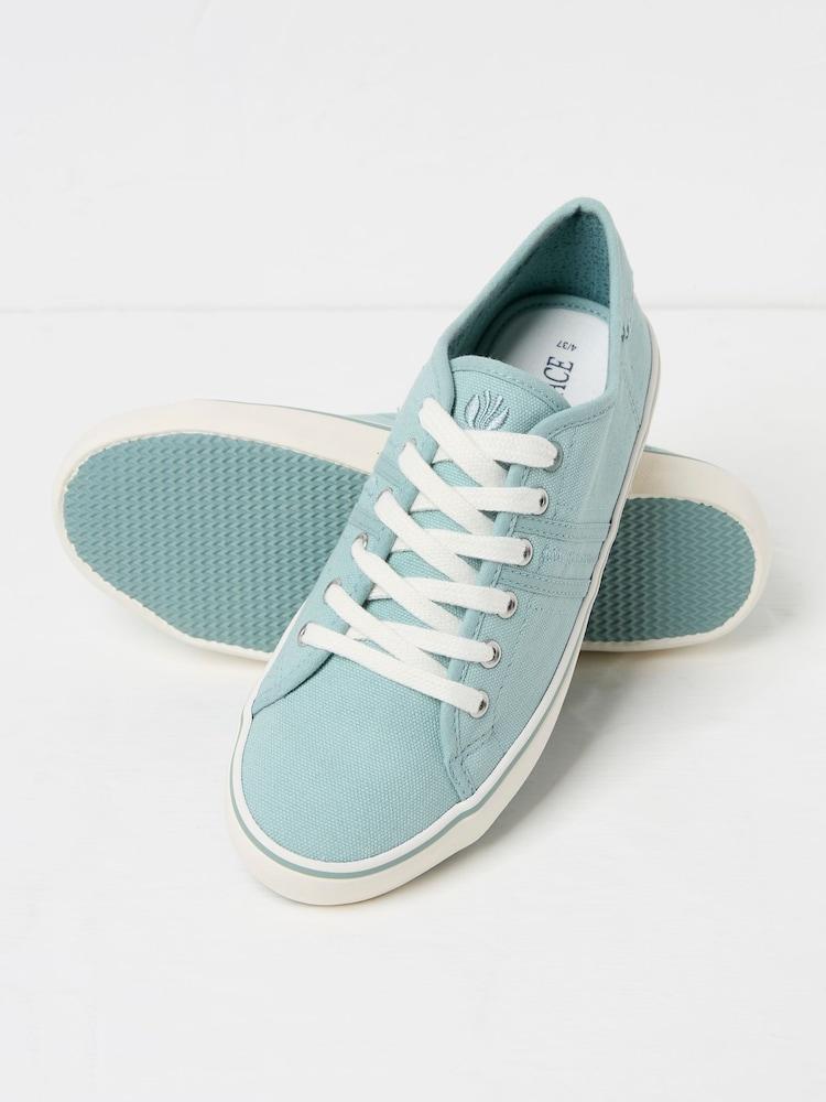 fat face Green Haze Lola Canvas Trainers