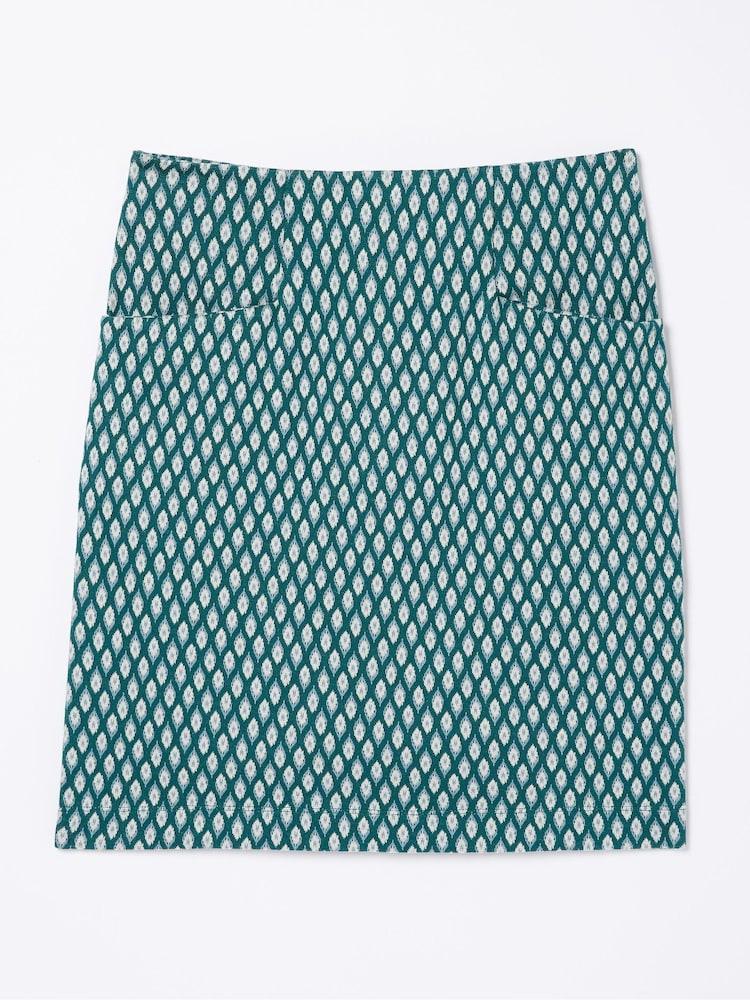 fat face Green Jennie Ikat Skirt