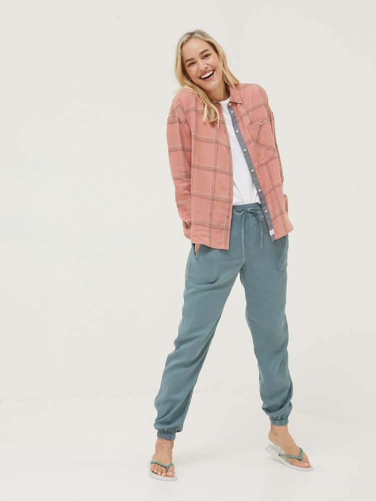 Fat Face Green Lyme Plain Joggers
