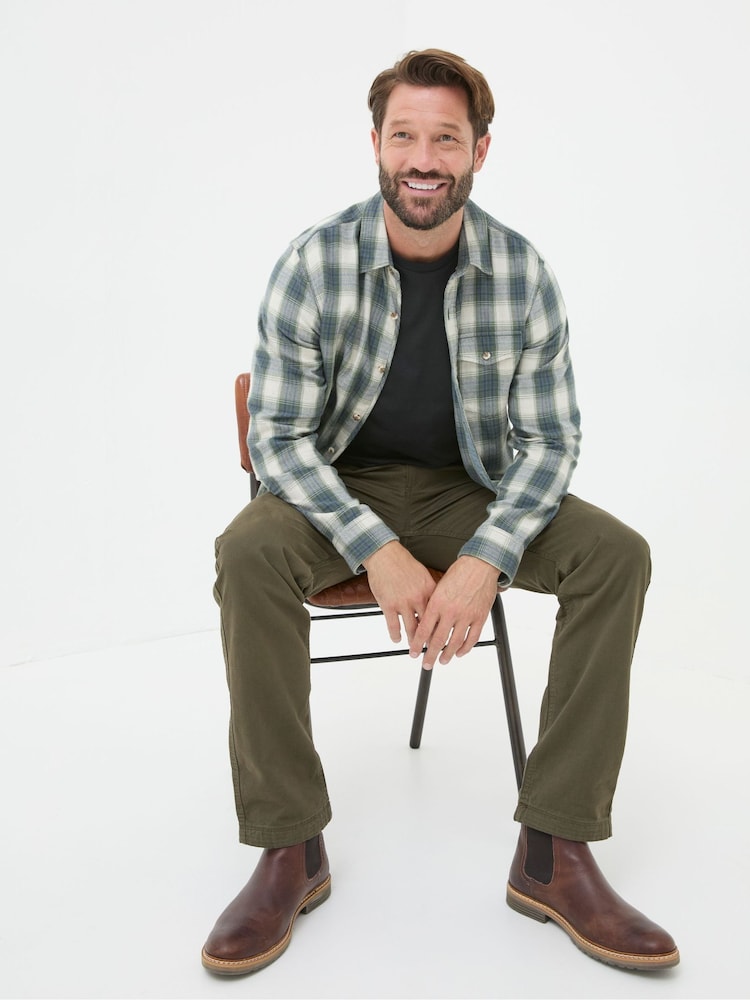 Fat Face Green Modern Coastal Chinos