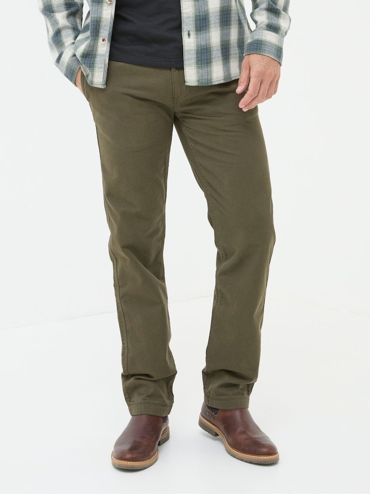 Fat Face Green Modern Coastal Chinos