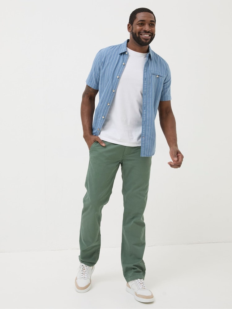 Fat Face Green Modern Coastal Chinos