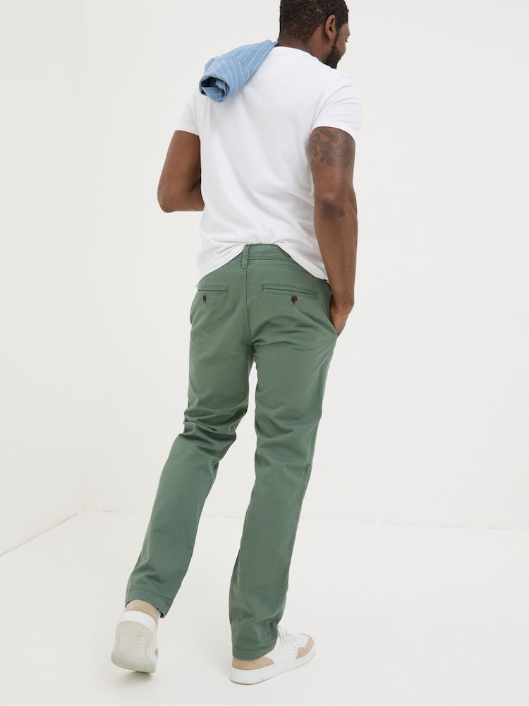 Fat Face Green Modern Coastal Chinos