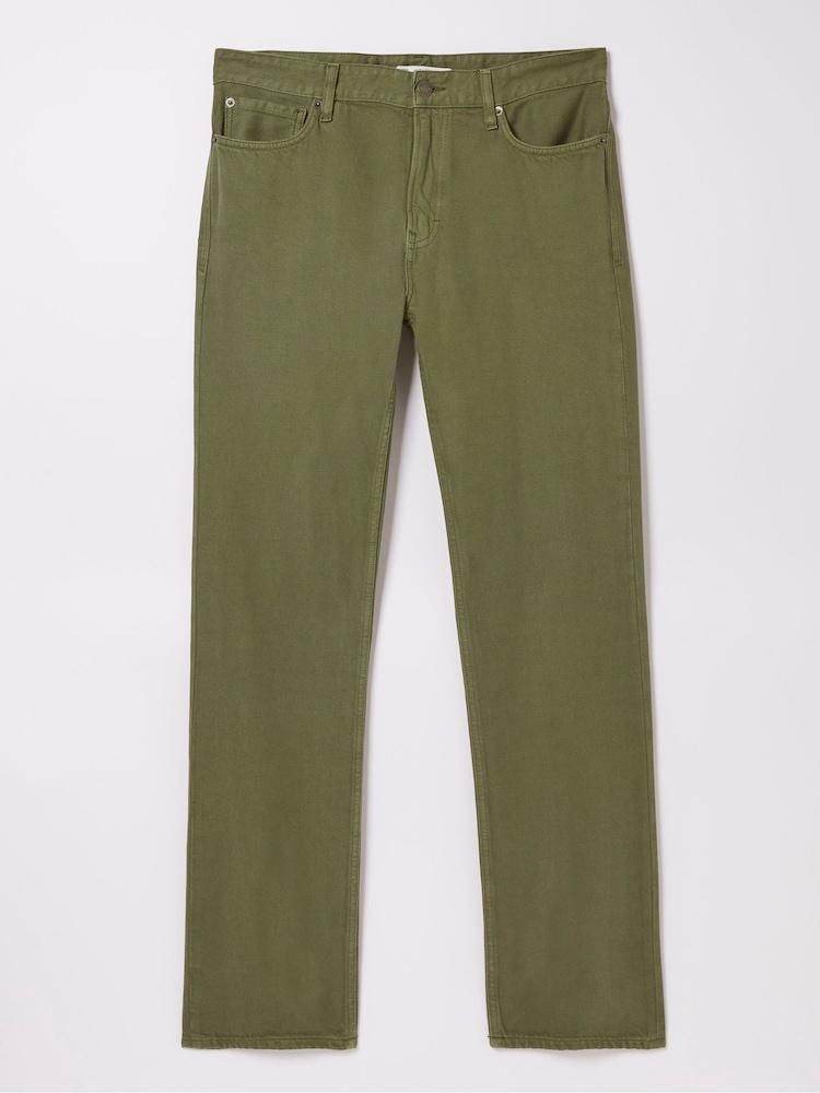 fat face Green Straight Fit Barton Jeans