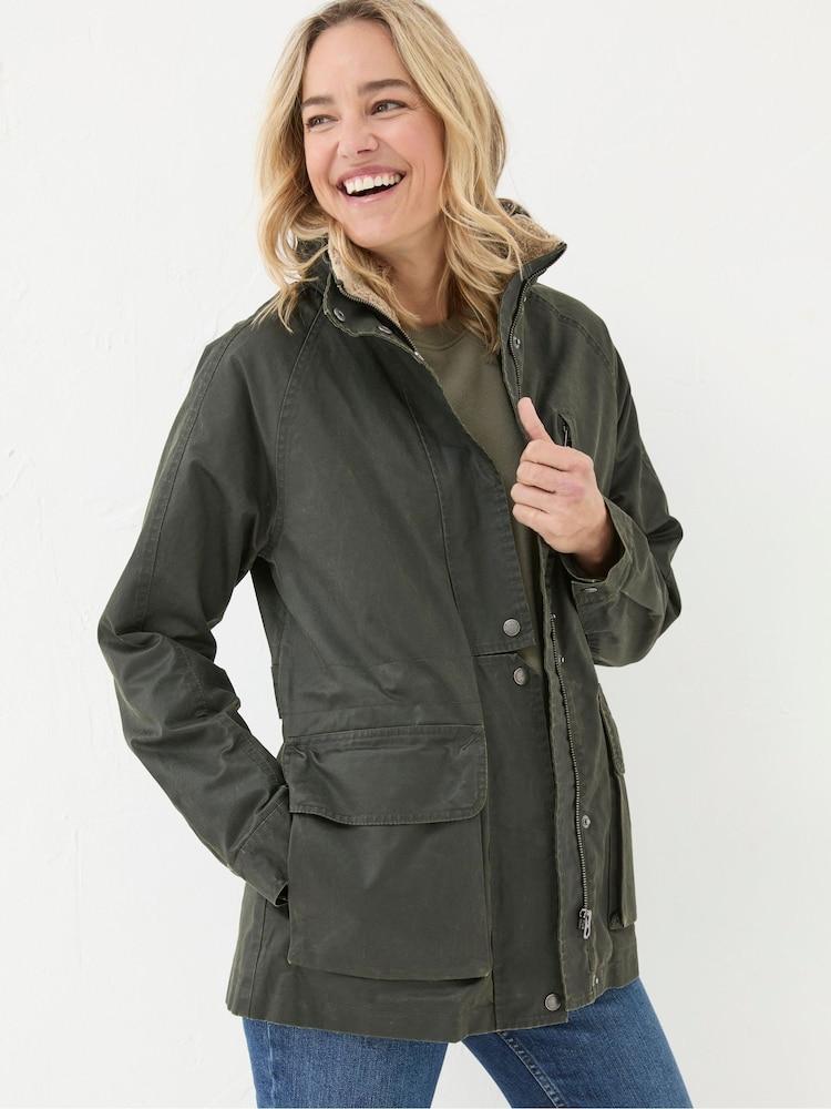 Fat Face Green Suffolk Heritage Coat
