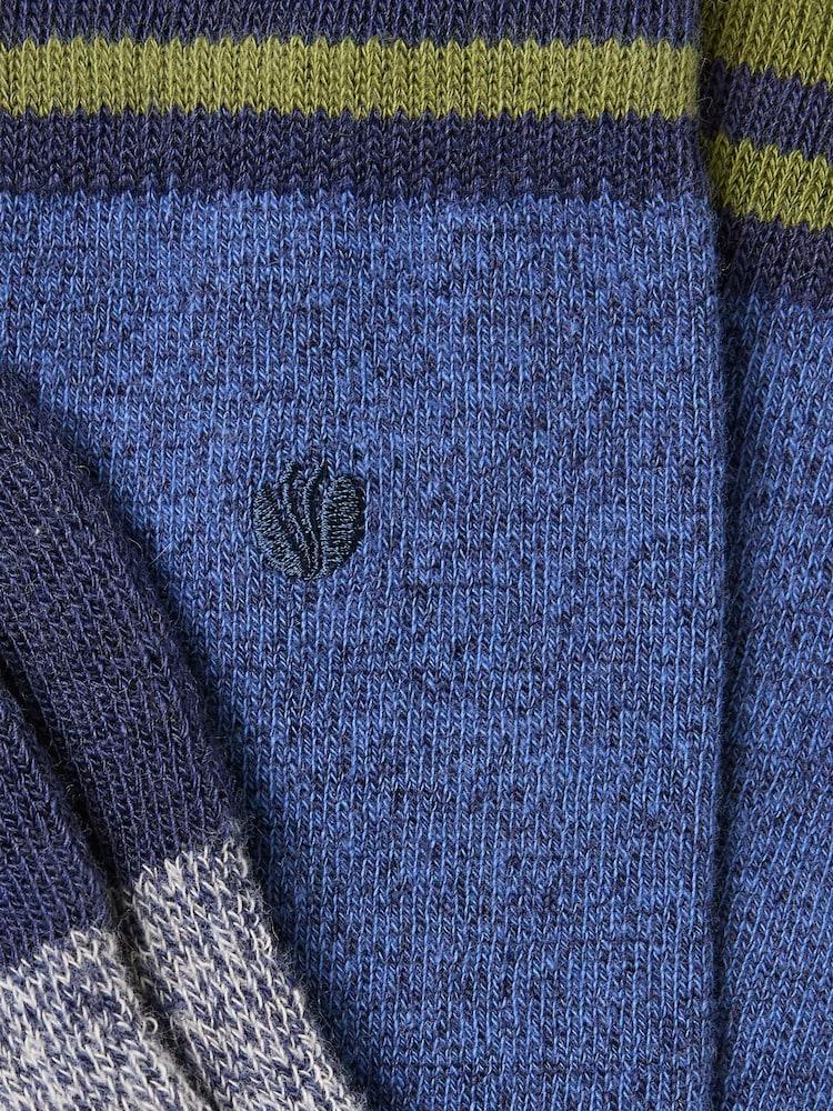 Fat Face Green Technical Hiking Socks