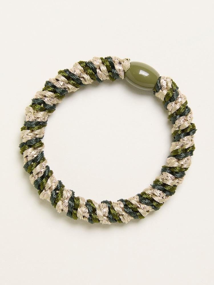 Fat Face Green Twist Hair Tie