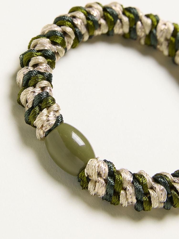 fat face Green Twist Hair Tie