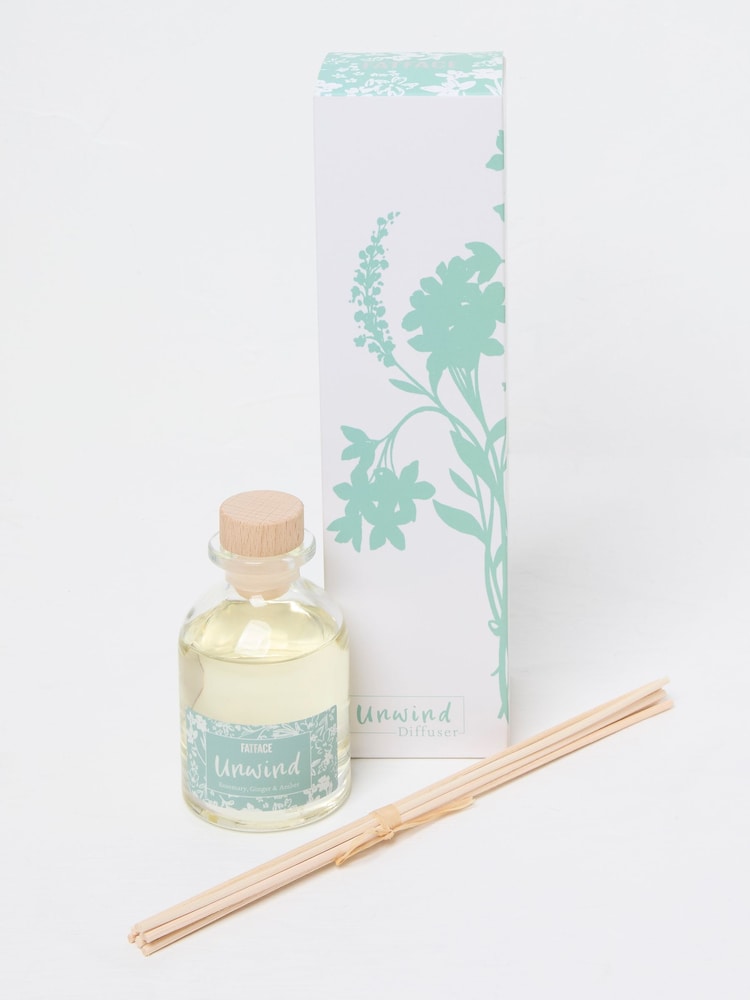 Fat Face Green Unwind Scented Reed Diffuser