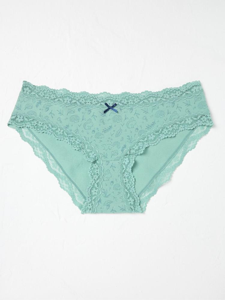 Fat Face Green Woodland Short Knickers