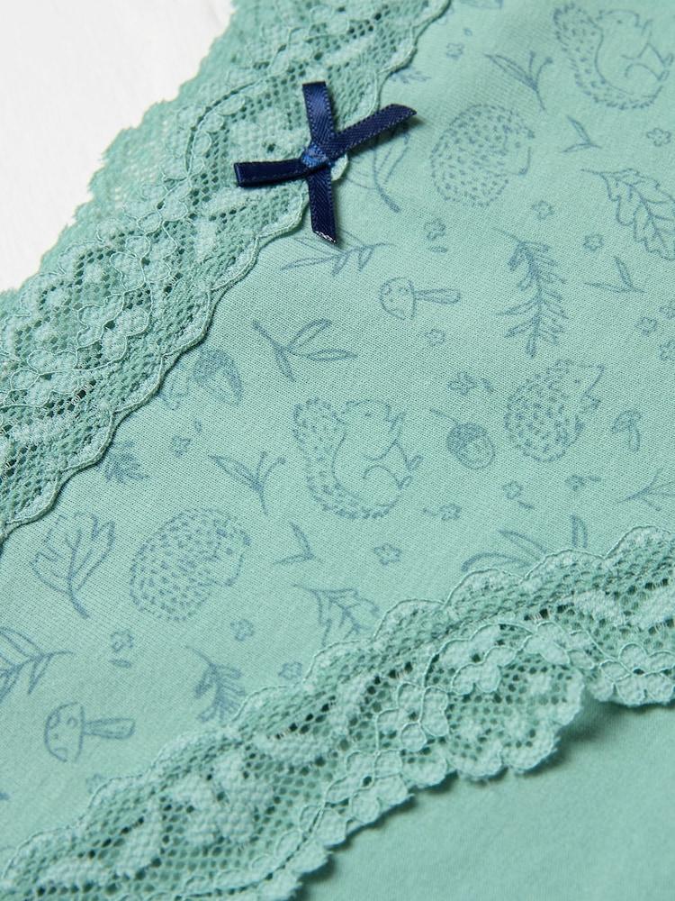 Fat Face Green Woodland Short Knickers