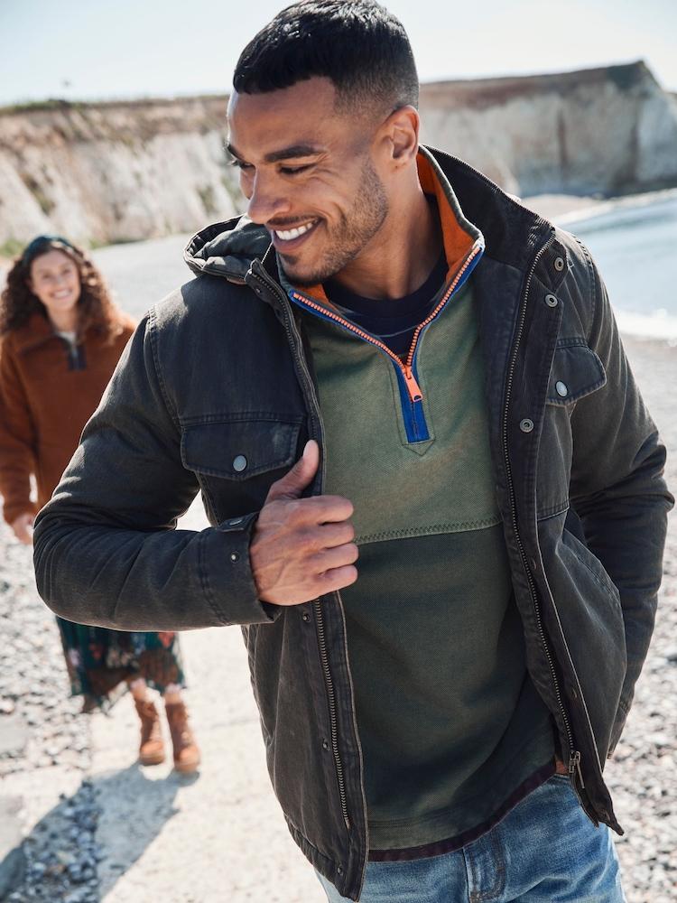 Fat Face Grey 4 Pocket Jacket