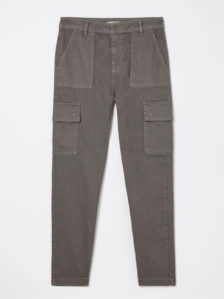 fat face Grey Cargo Chino Trousers