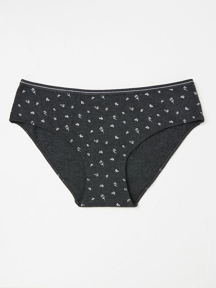 Fat Face Grey Ditsy Mini Knickers