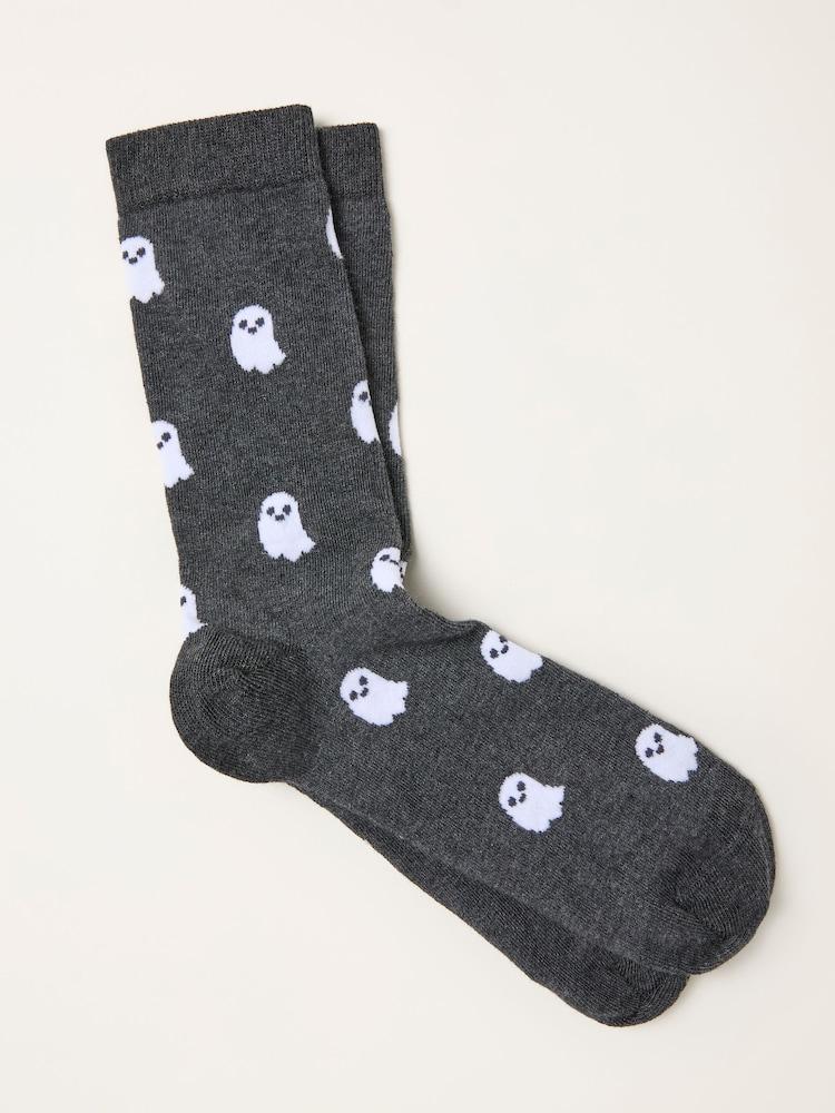Fat Face Grey Ghost Socks