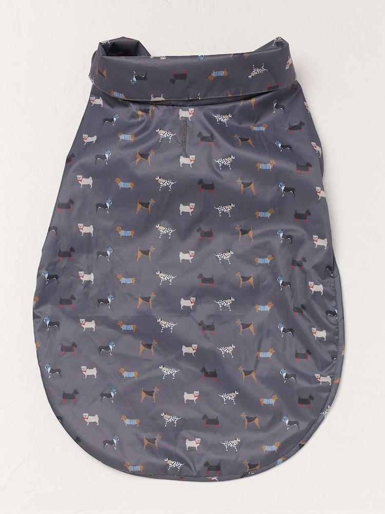 fat face Grey Marching Dogs 55cm Raincoat