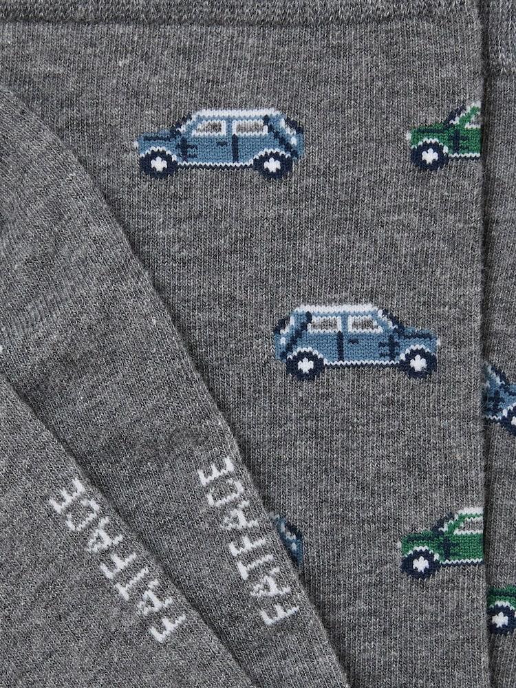 Fat Face Grey Mini Socks