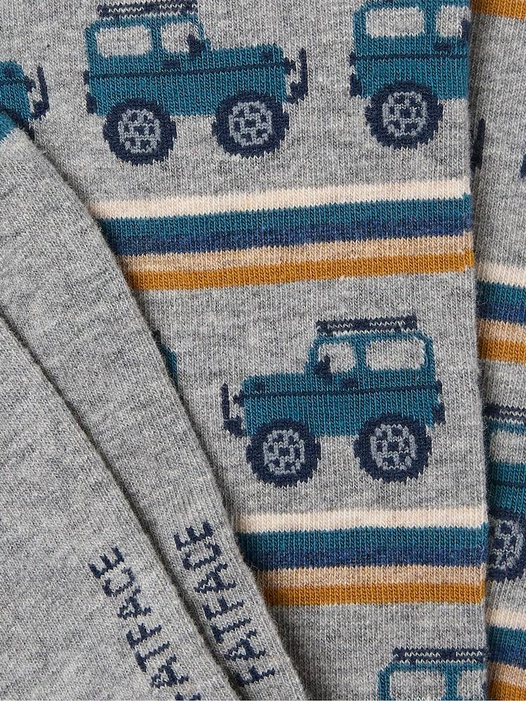 Fat Face Grey Off Roader Socks