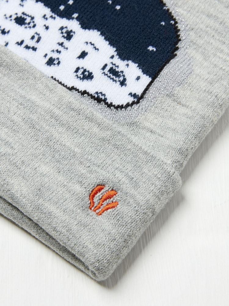 fat face Grey Space Helmet Hat