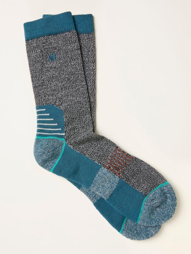 Fat Face Grey Technical Hiking Socks