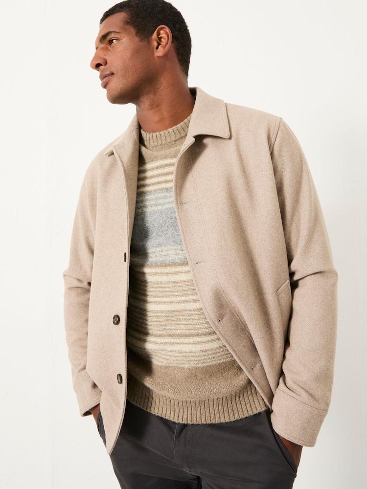 Fat Face Hadston Natural Wool Mix Jacket