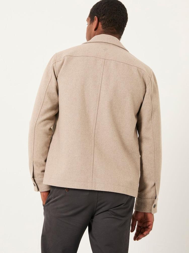 Fat Face Hadston Natural Wool Mix Jacket