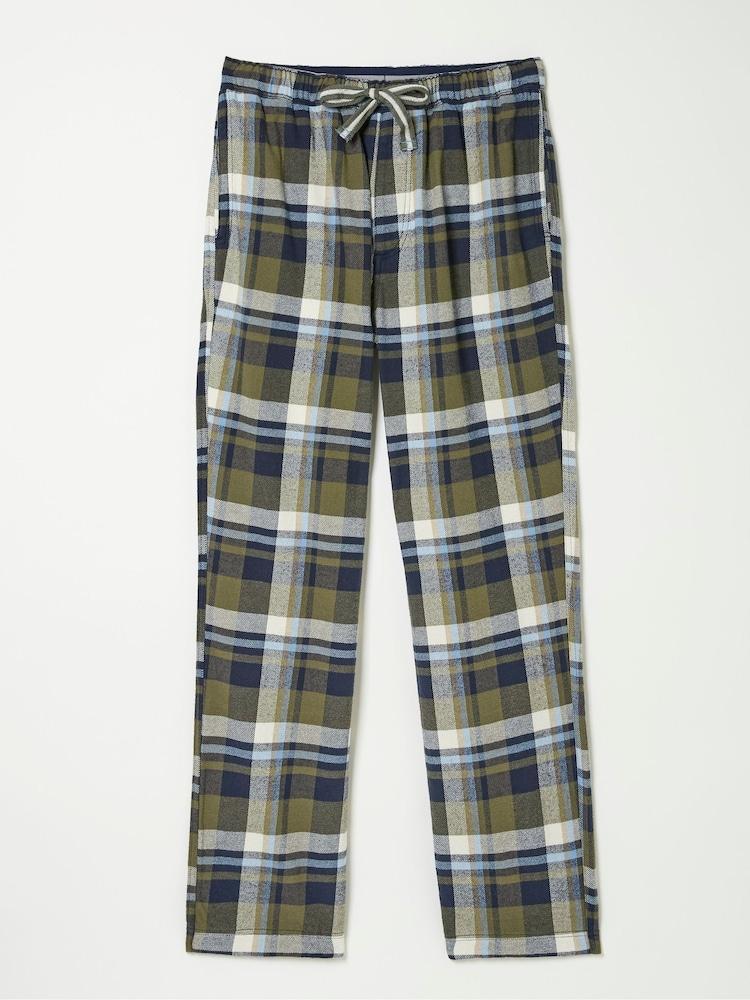 fat face Hambrook Green Check Pyjama Bottoms
