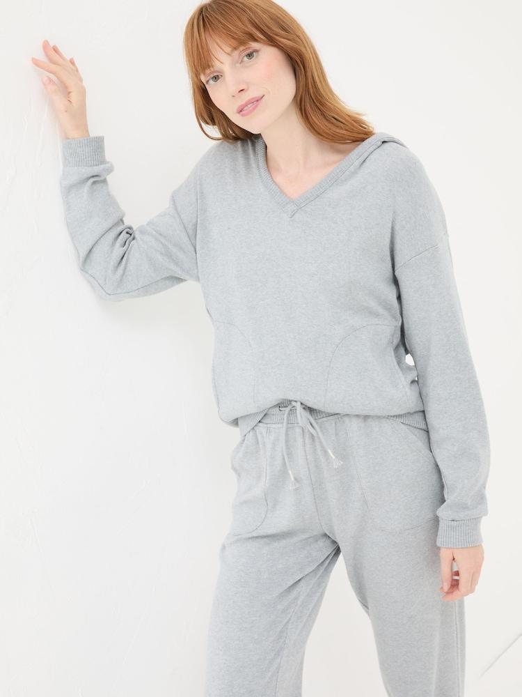 Fat Face Hannah Grey Lounge Hoodie