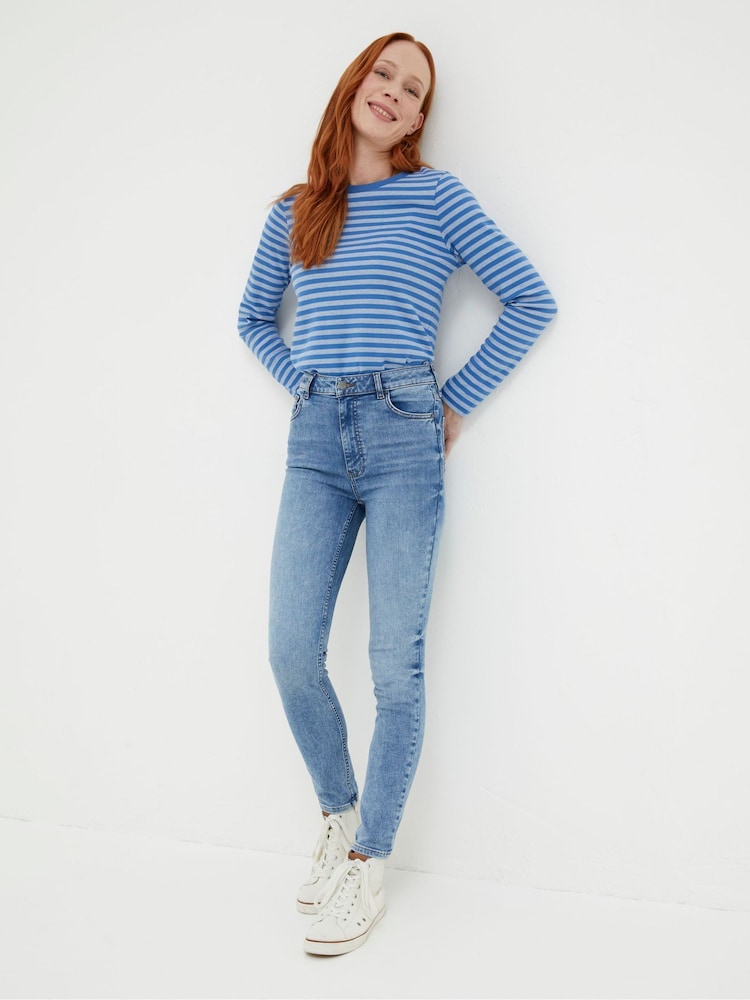 Fat Face Harlow Blue Highwaist Skinny Jeans