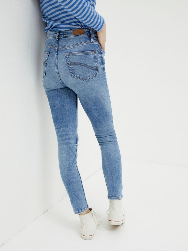 Fat Face Harlow Blue Highwaist Skinny Jeans